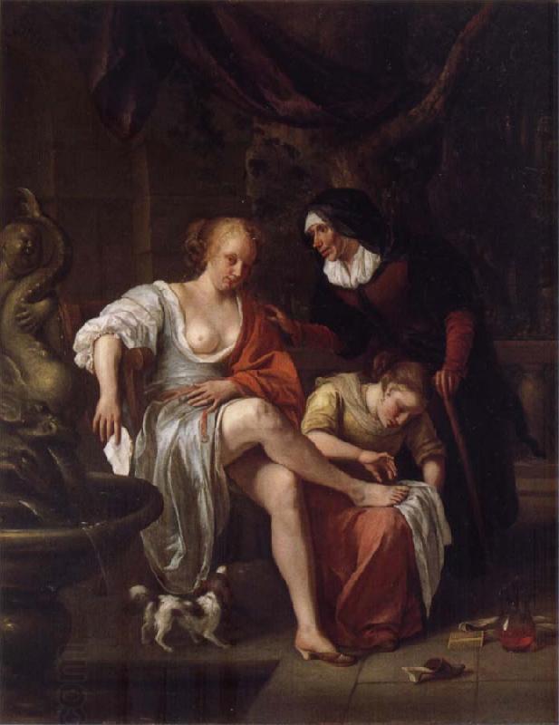 Jan Steen Bathsheba afther the bath oil painting picture